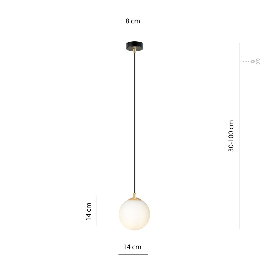 Hanglamp Joossira Zwart Ø14 cm - Afbeelding 11