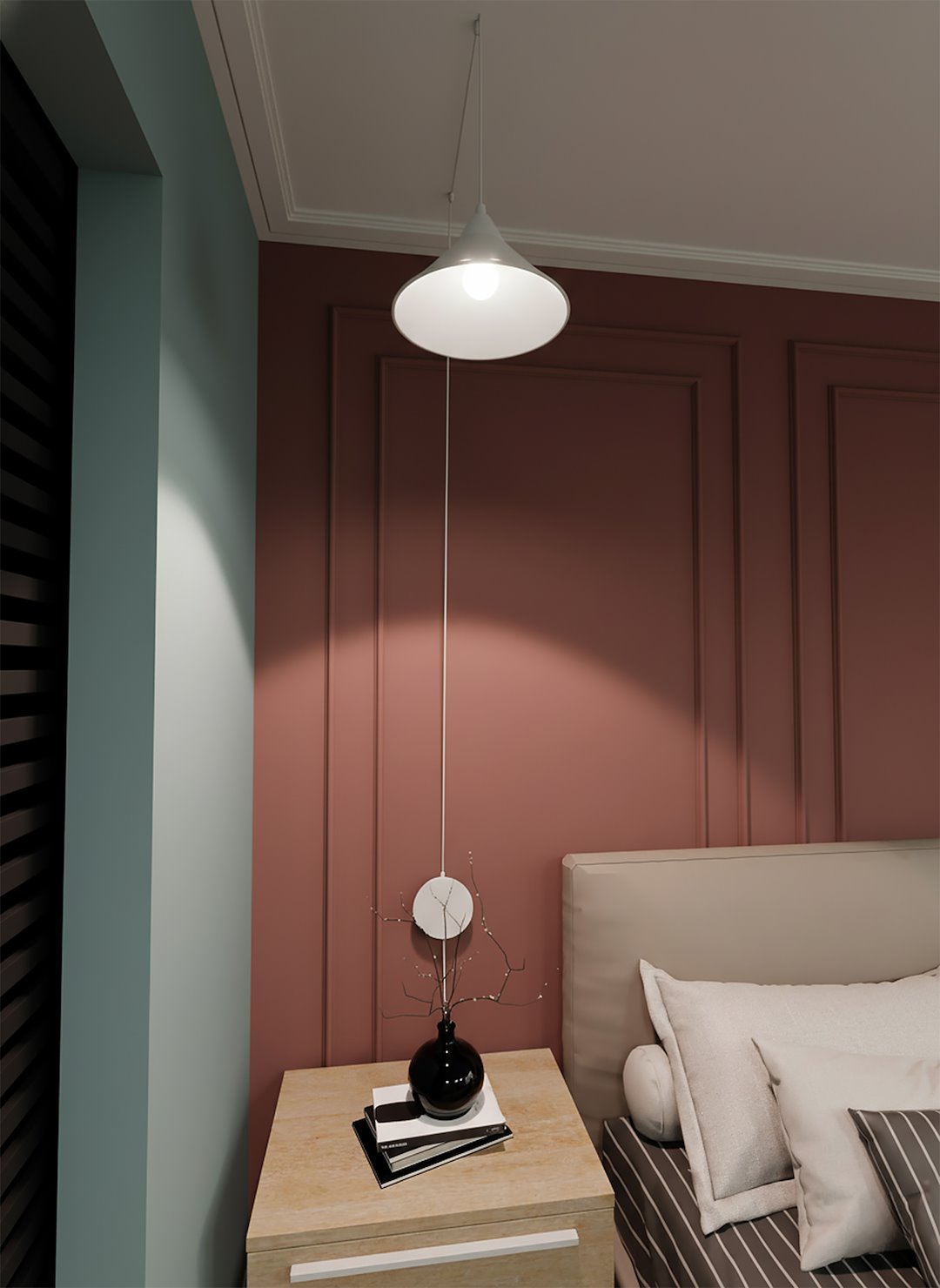 Hanglamp Meelir Wit - Afbeelding 3