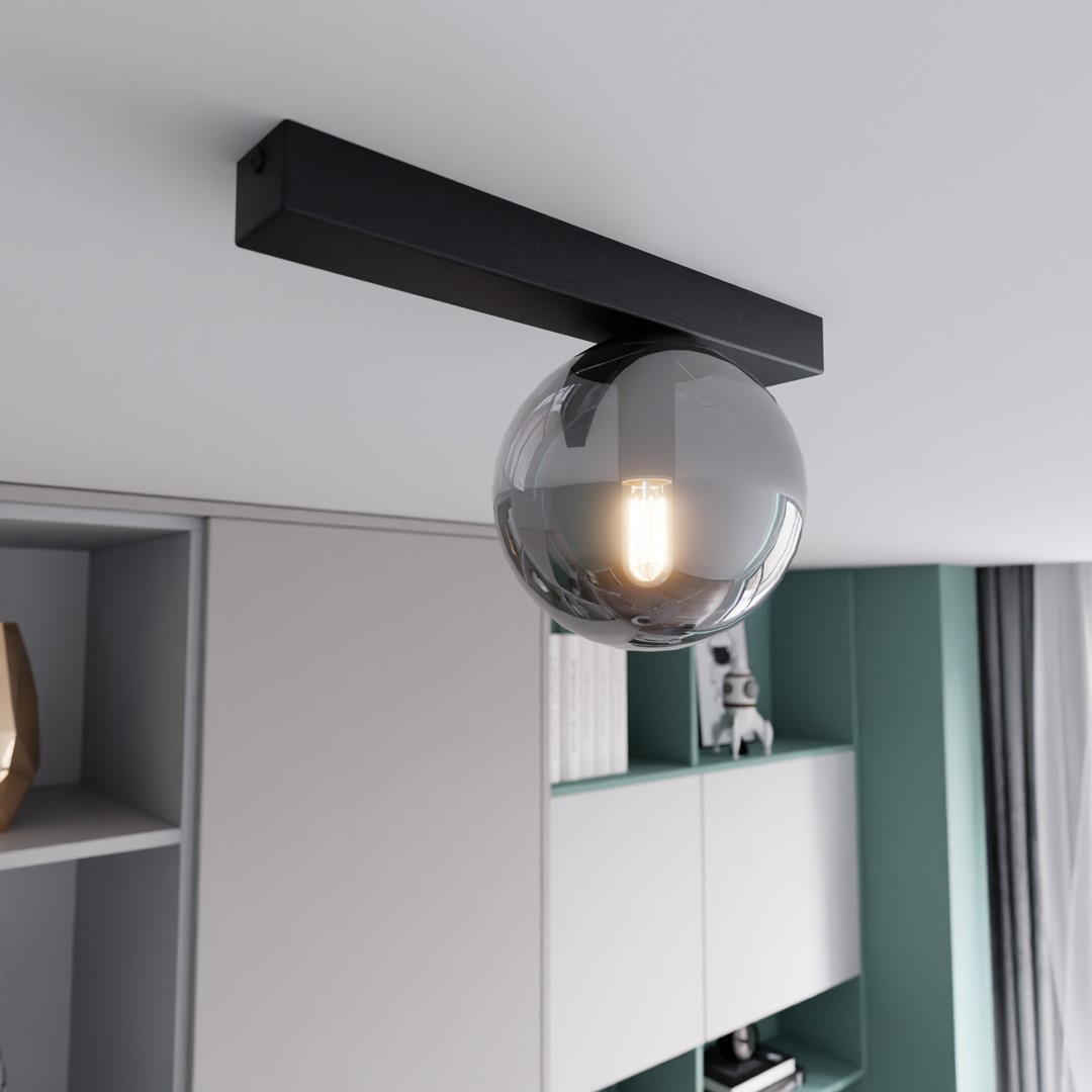 Plafondlamp Proorren Zwart Ø14 cm - Afbeelding 3
