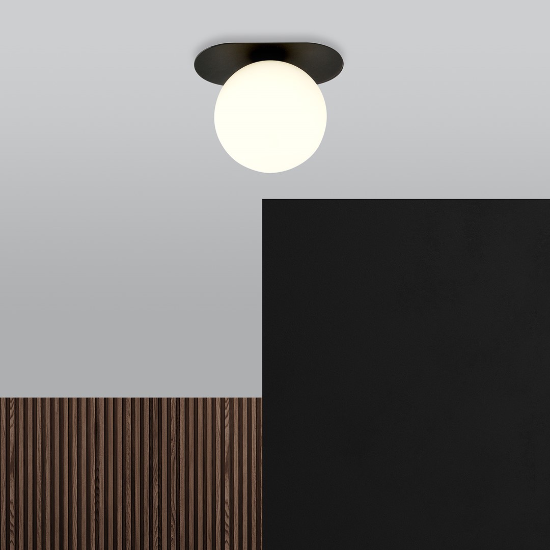 Plafondlamp Zaummir Zwart Ø15 cm - Afbeelding 3