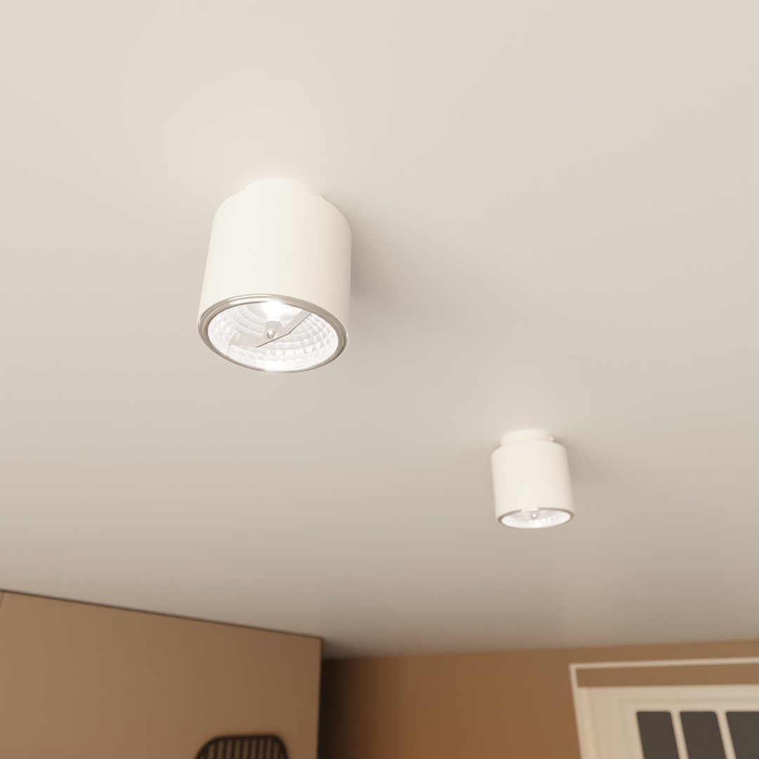 Plafondlamp Fotes Wit - Afbeelding 3