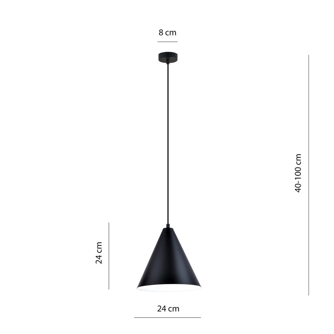 Hanglamp Proovak Zwart Ø23,5 cm - Afbeelding 3