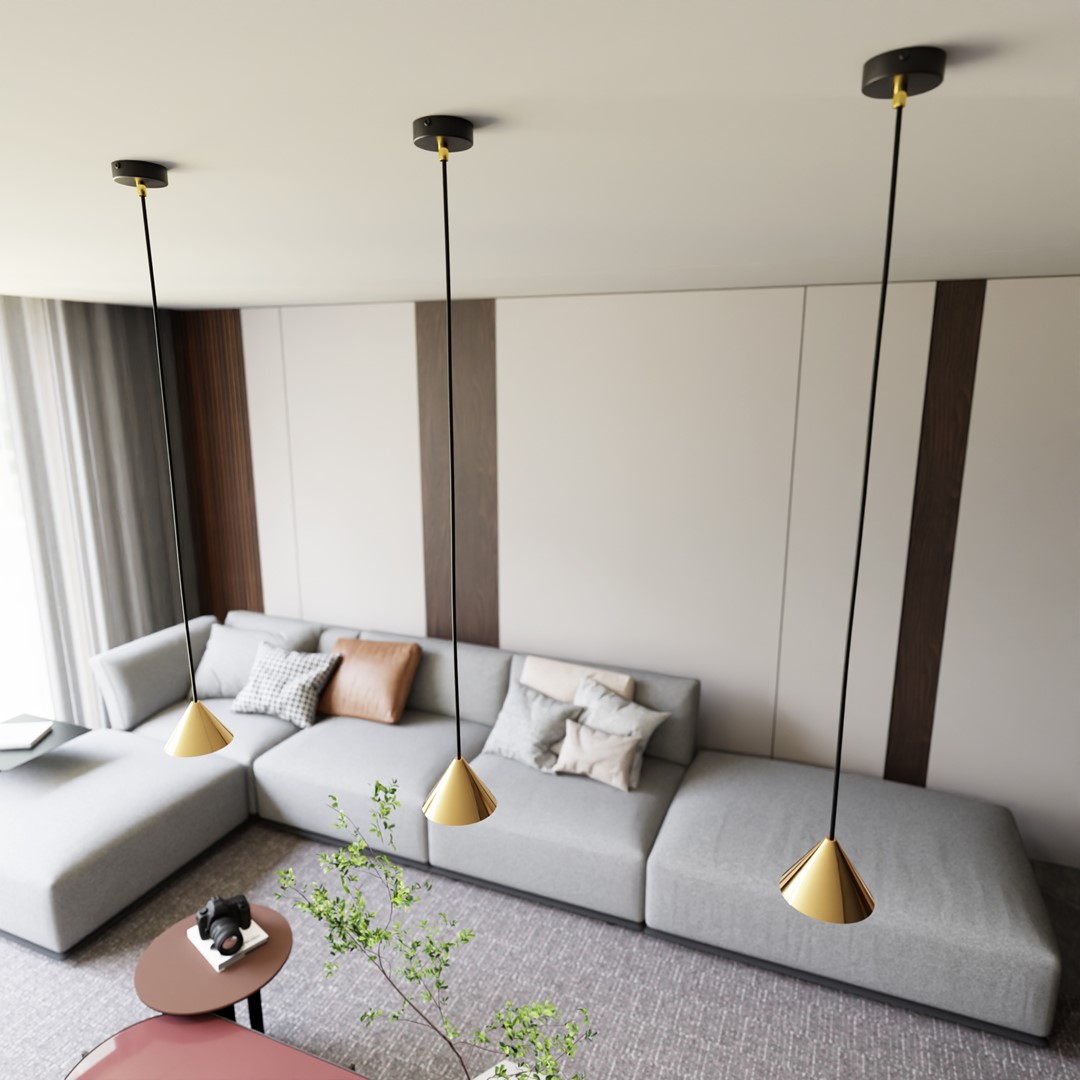 Hanglamp Skivaro Zwart Ø8 cm - Afbeelding 3