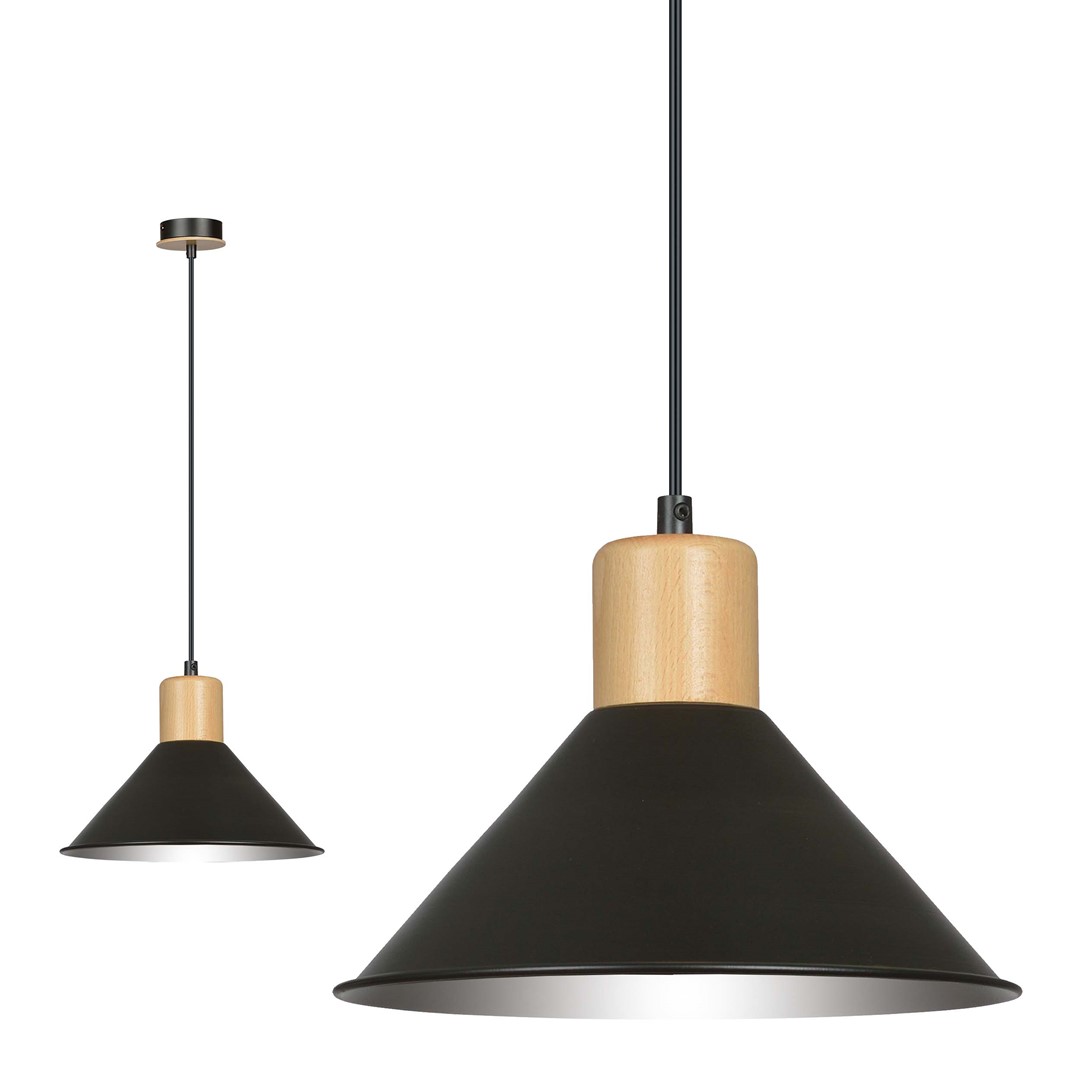 Hanglamp Bologna Zwart - Afbeelding 3
