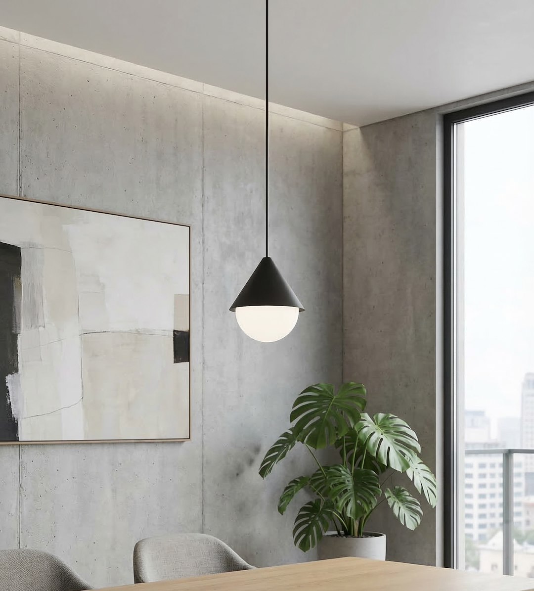 Hanglamp Peeldin Zwart Ø10 cm - Afbeelding 3