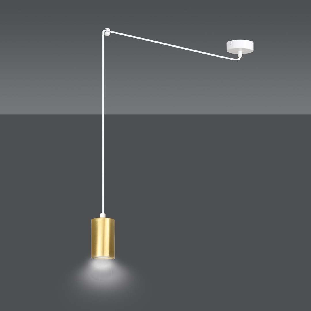 Hanglamp Traukira Wit Ø8 cm - Afbeelding 3