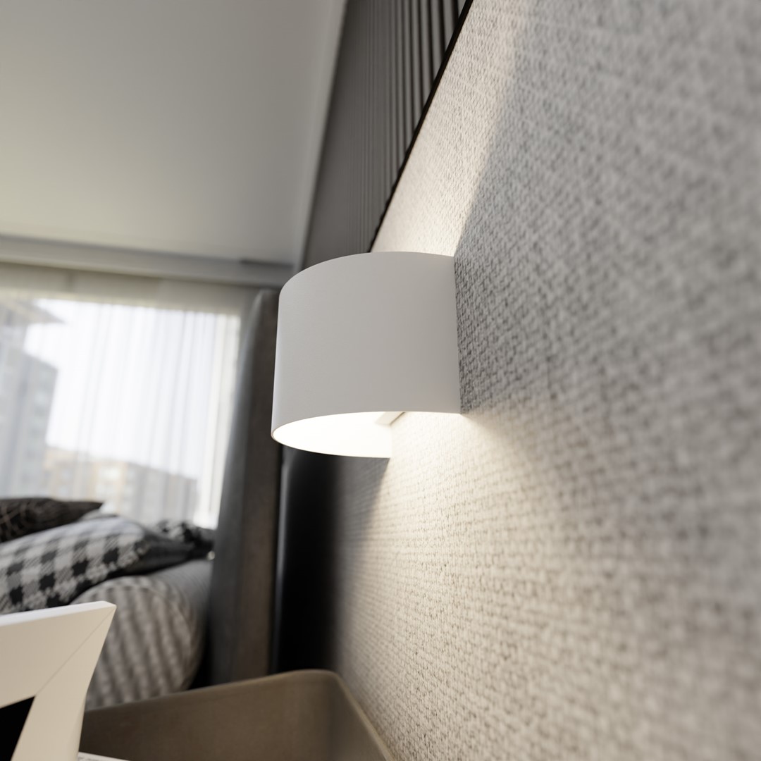 Wandlamp Sonnund Wit - Afbeelding 3