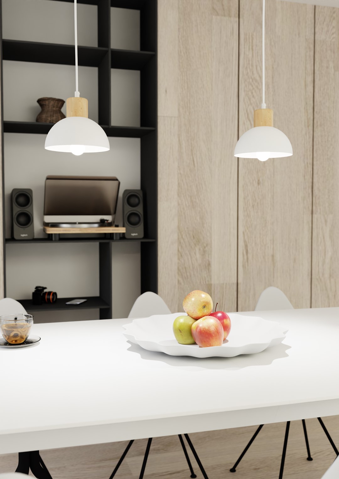 Plafondlamp Reeldio Wit Ø18 cm - Afbeelding 3