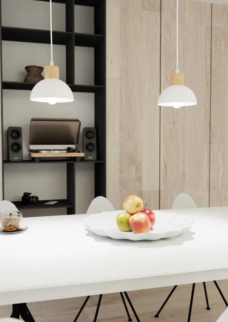 Plafondlamp Reeldio Wit Ø18 cm - Afbeelding 3