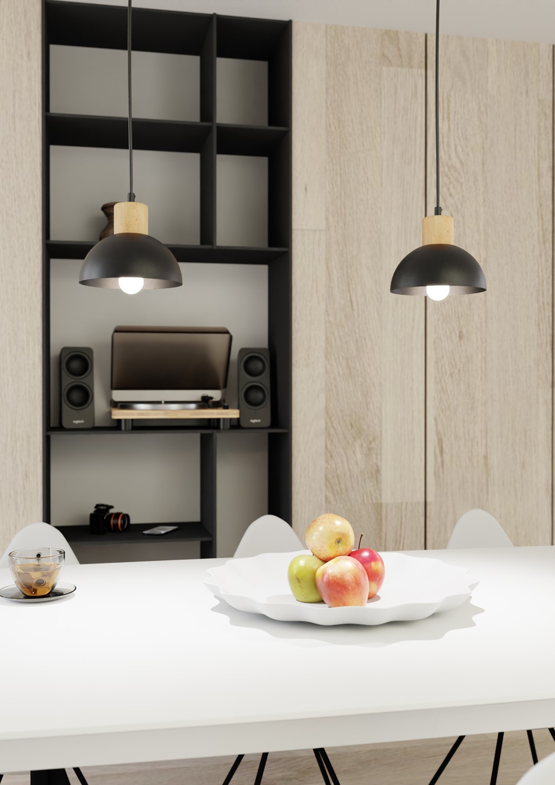 Plafondlamp Skonsesta Zwart Ø18 cm - Afbeelding 3