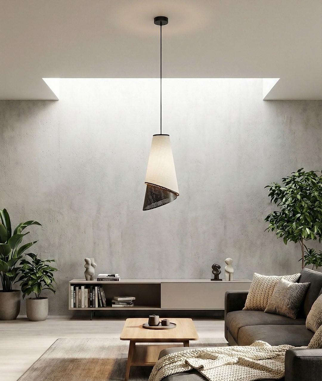 Hanglamp Flonda Zwart Ø20 cm - Afbeelding 3
