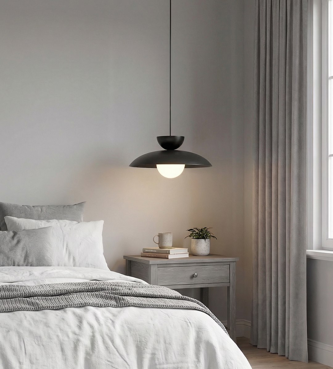 Hanglamp Fintos Zwart Ø10 cm - Afbeelding 3