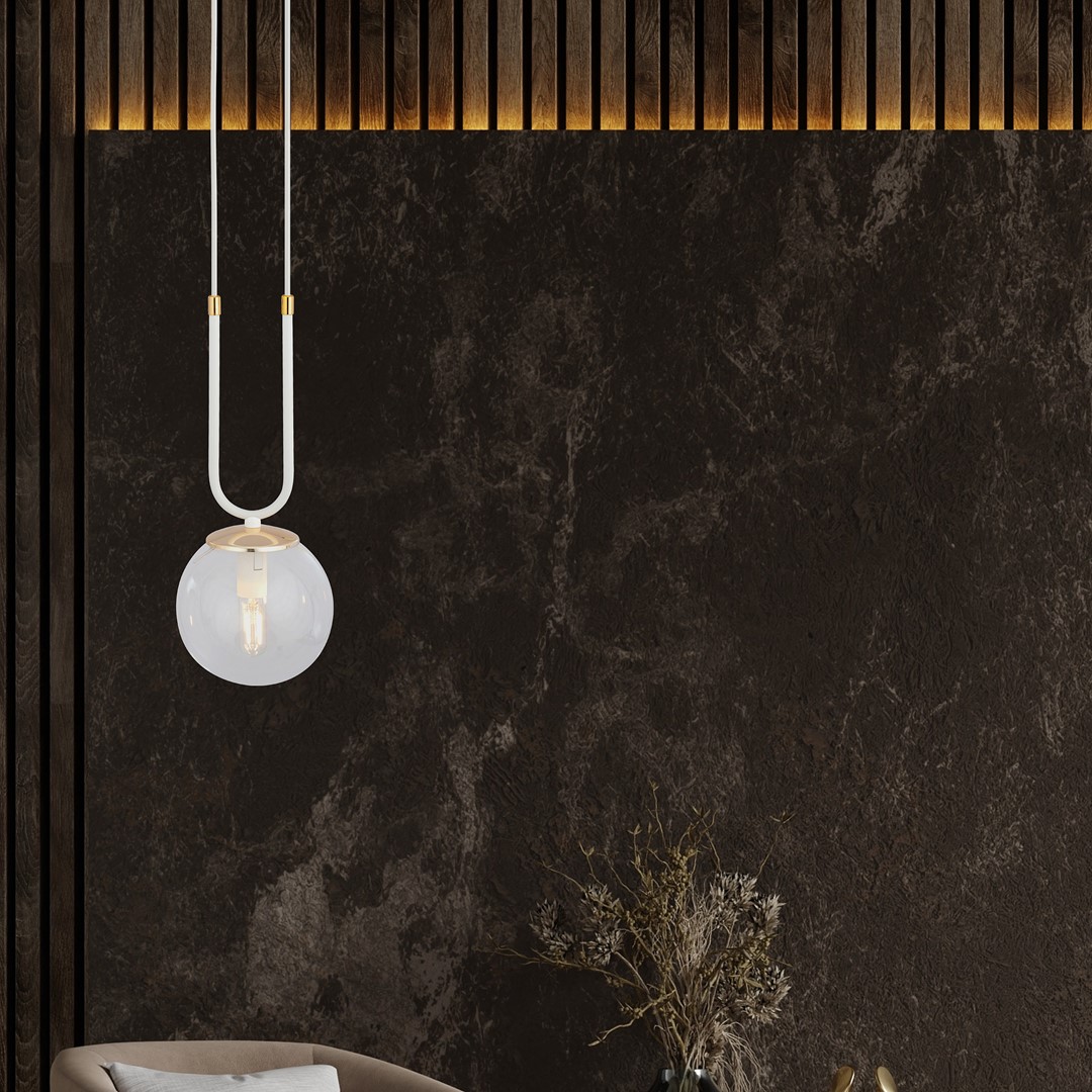 Hanglamp Seentol Wit Ø14 cm - Afbeelding 3