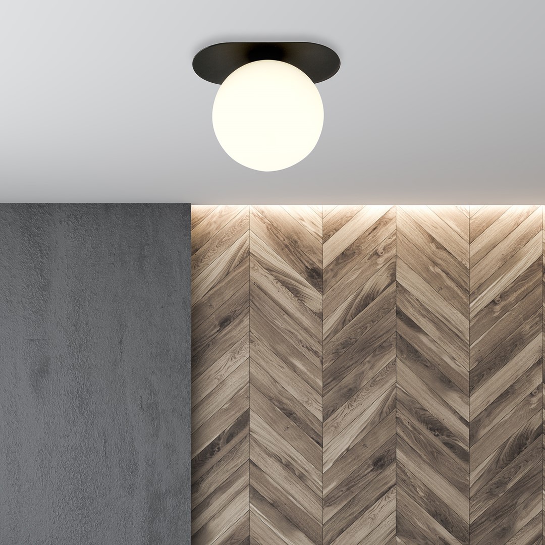 Plafondlamp Zaummir Zwart Ø15 cm - Afbeelding 4