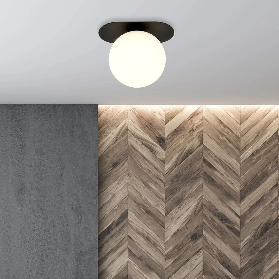 Plafondlamp Zaummir Zwart Ø15 cm - Afbeelding 4