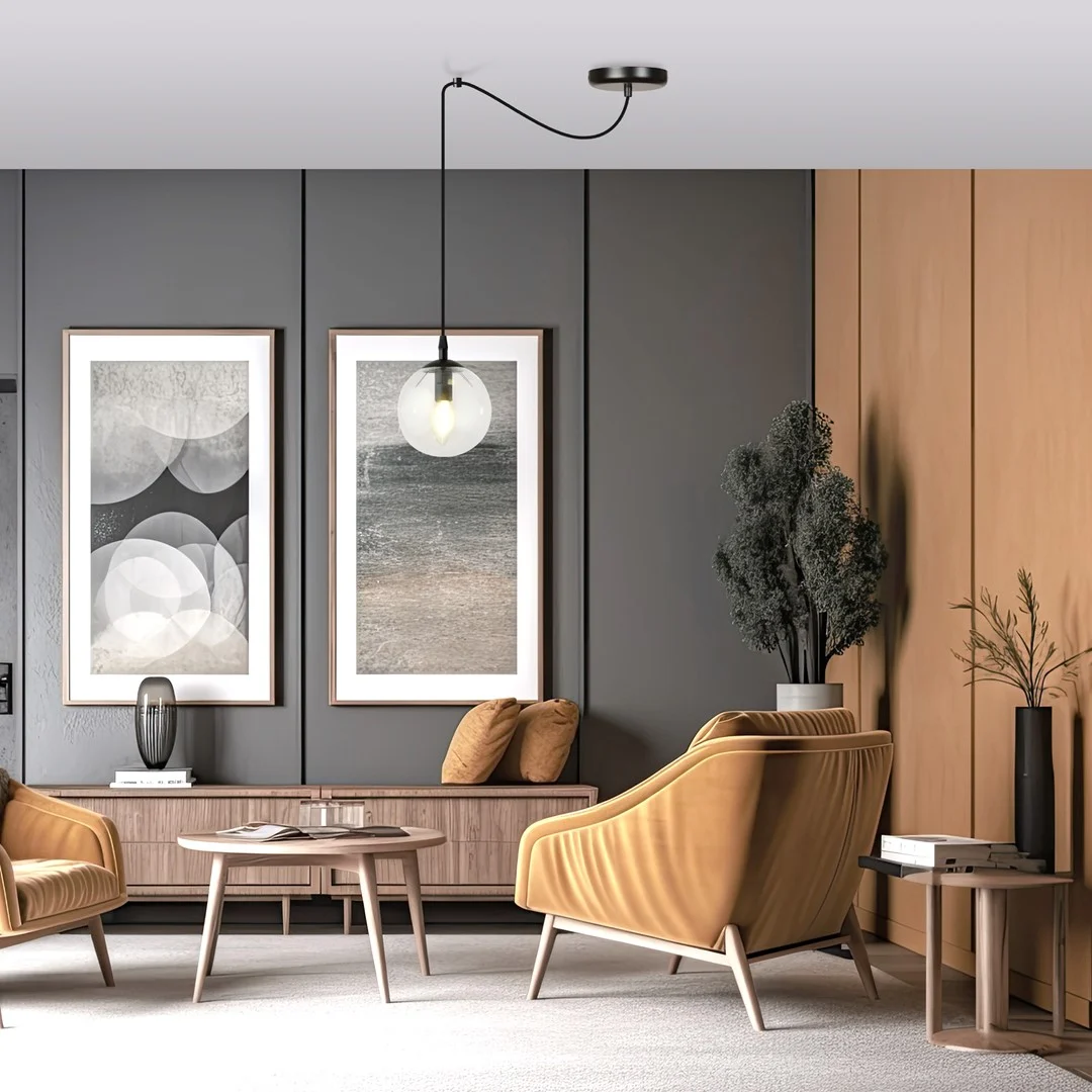 Hanglamp Ziltes Zwart Ø14 cm - Afbeelding 4