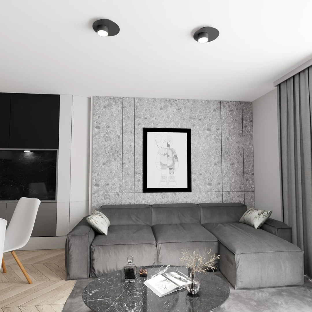 Plafondlamp Loldio Zwart - Afbeelding 4