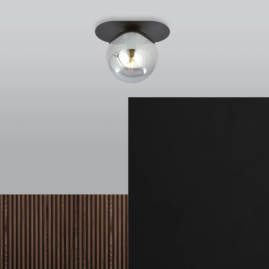Plafondlamp Treekund Zwart Ø14 cm - Afbeelding 4