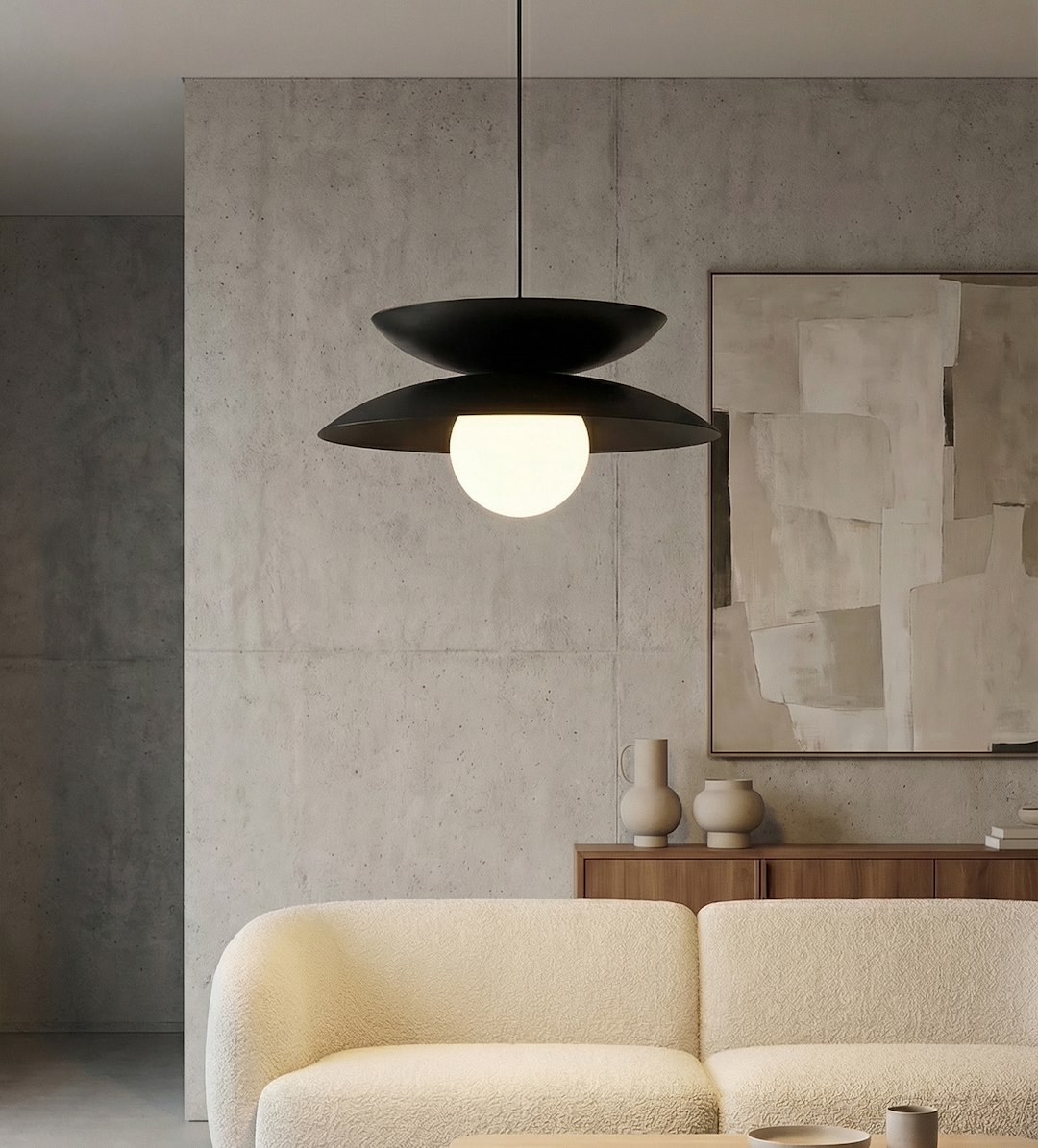 Hanglamp Lieskan Zwart Ø10 cm - Afbeelding 4