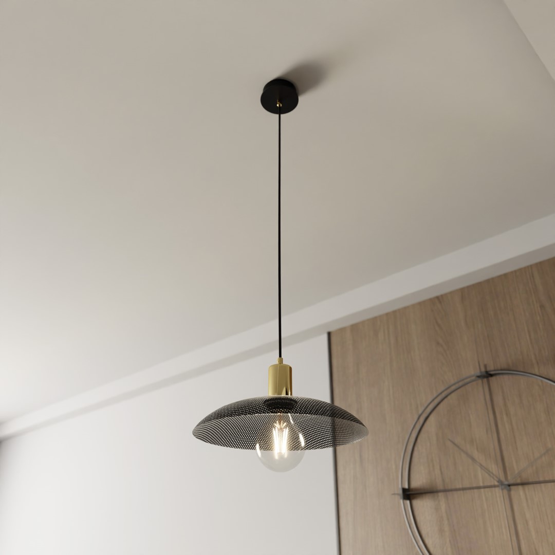 Kroonluchter Hooska Zwart Ø30 cm - Afbeelding 4