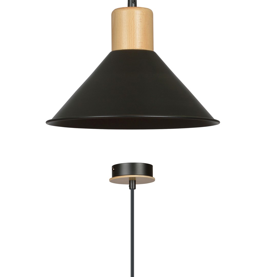 Hanglamp Bologna Zwart - Afbeelding 4