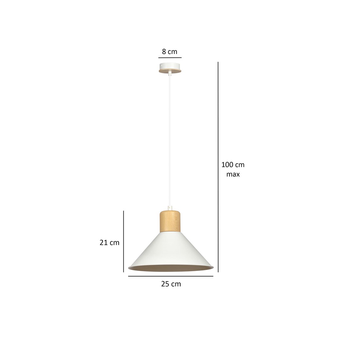 Hanglamp Honsano Wit - Afbeelding 4