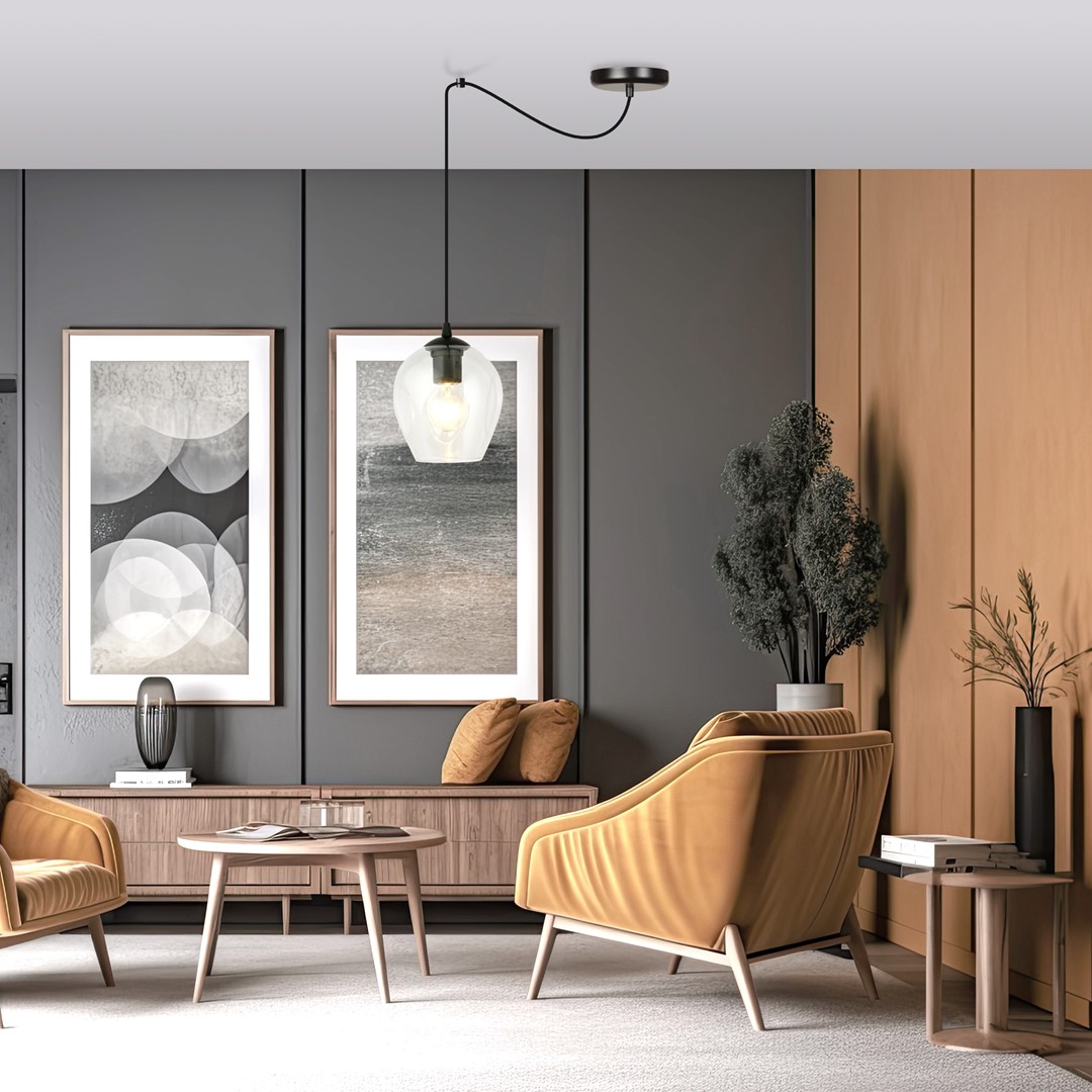 Hanglamp Boskura Zwart Ø14 cm - Afbeelding 4
