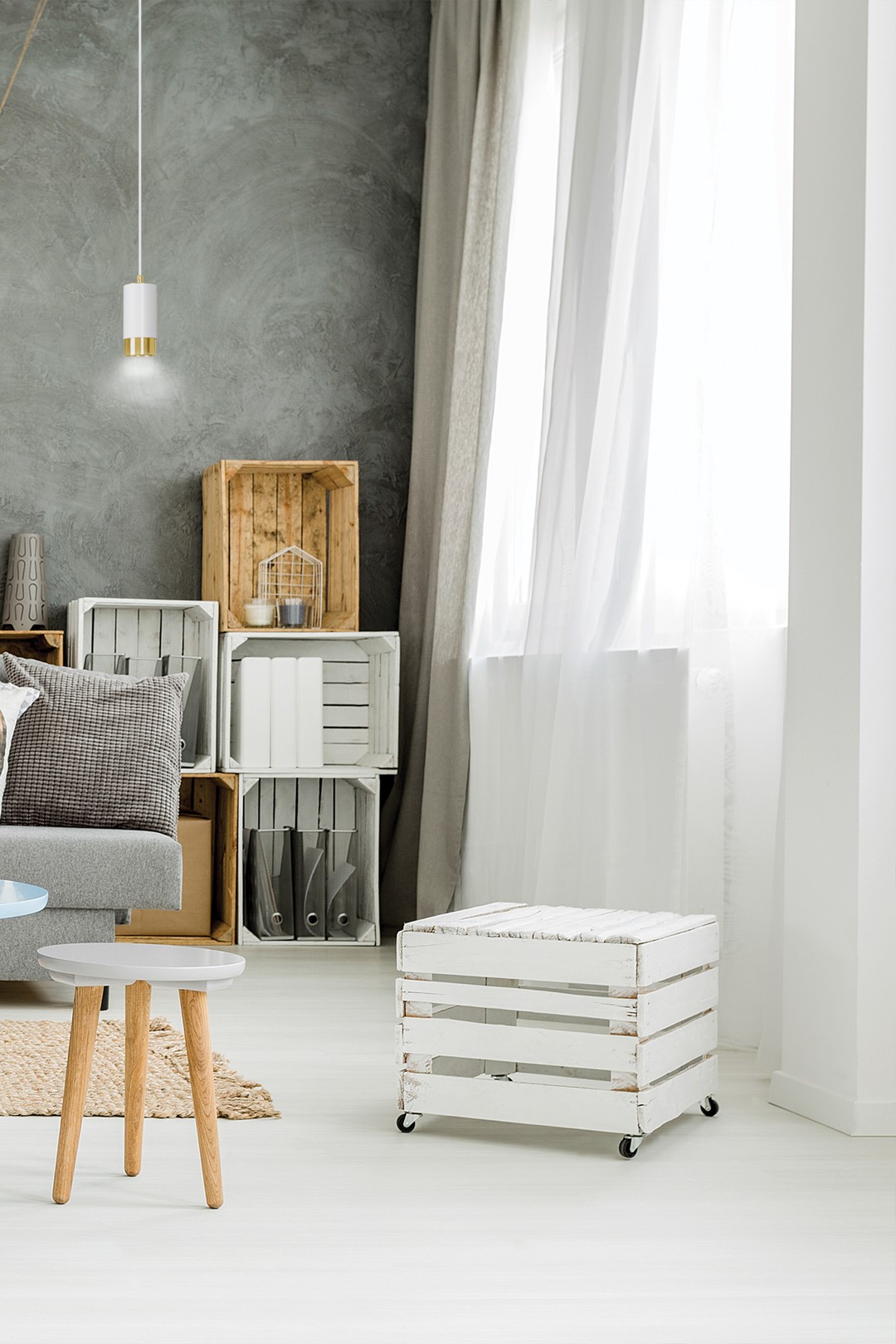 Hanglamp Gieldak Wit - Afbeelding 4