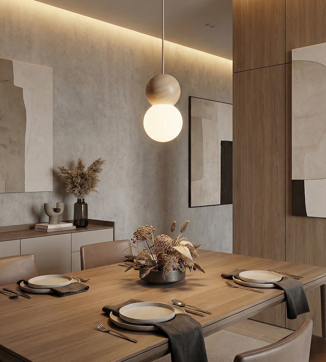 Hanglamp Paunnoro Beige Ø10 cm - Afbeelding 4