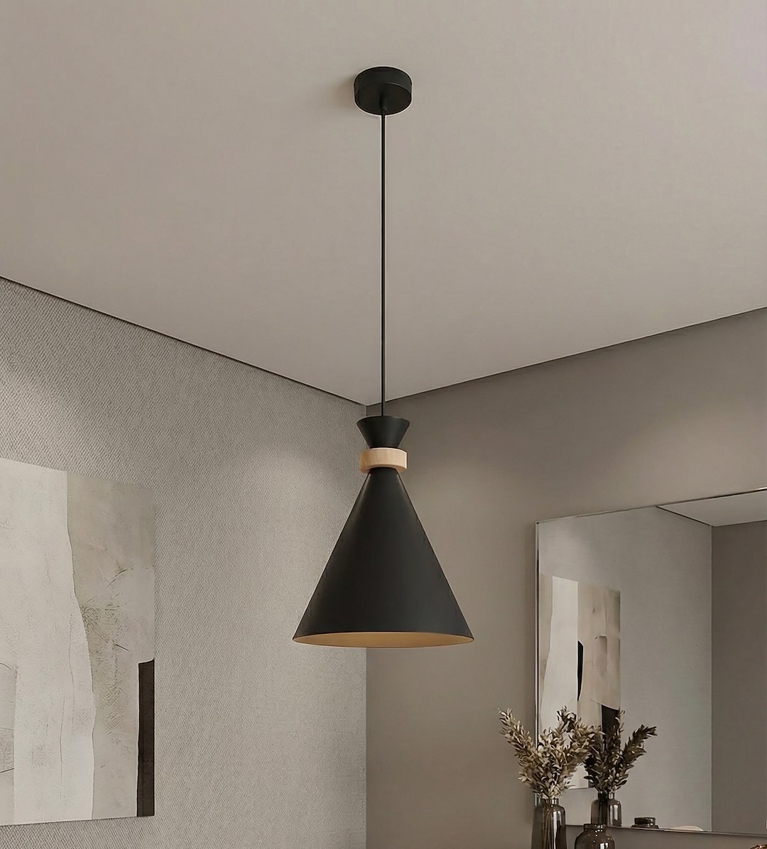 Hanglamp Keiltona Zwart - Afbeelding 4