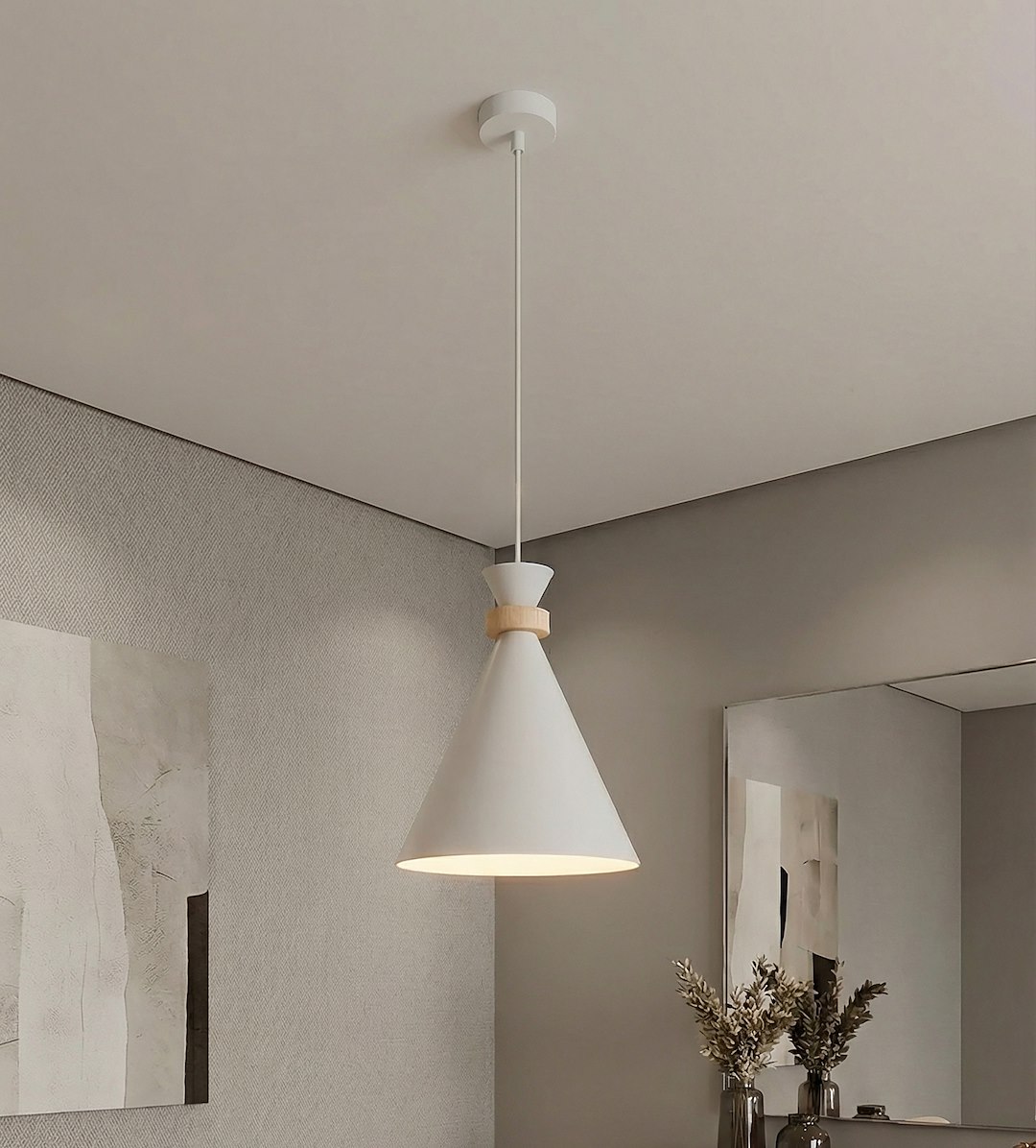 Hanglamp Larnonte Wit - Afbeelding 4