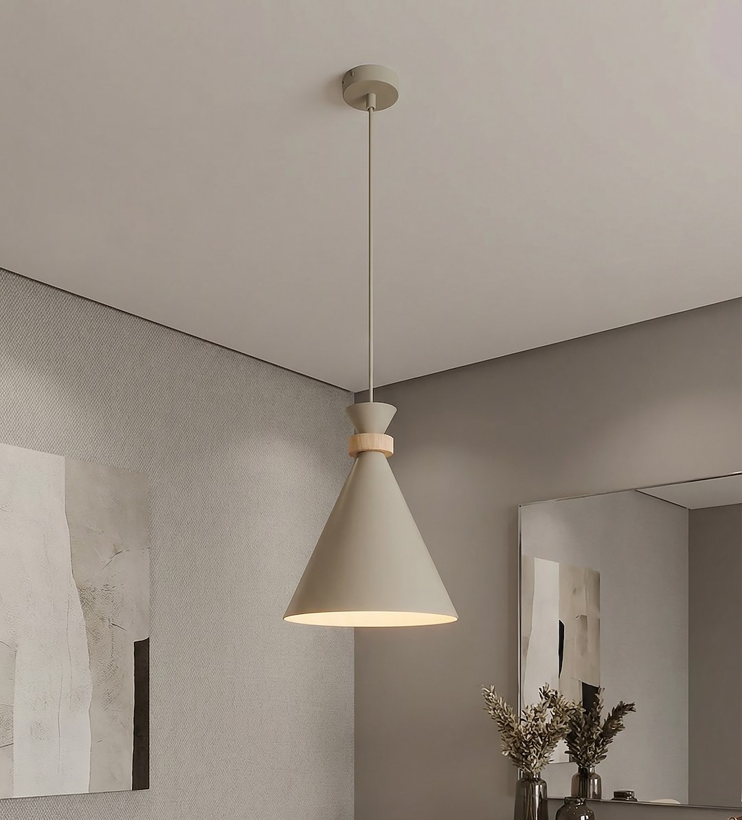 Hanglamp Dales Beige - Afbeelding 4