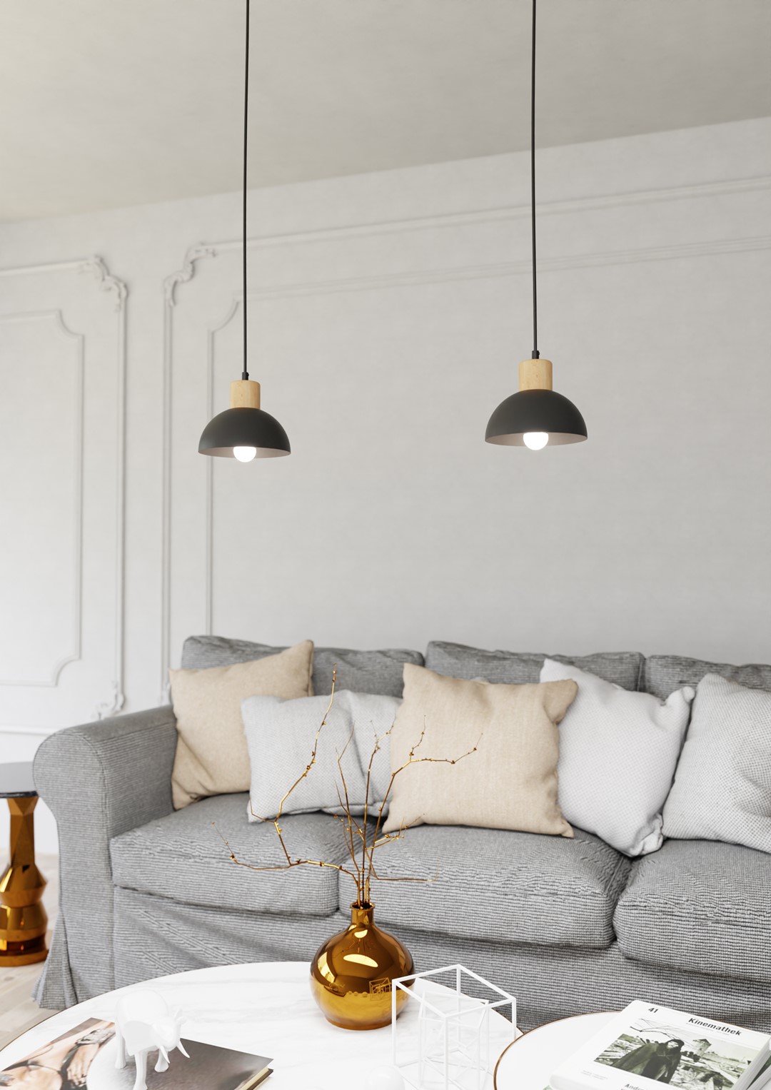 Plafondlamp Skonsesta Zwart Ø18 cm - Afbeelding 4
