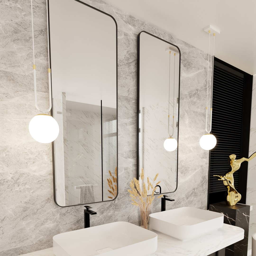 Hanglamp Leeltira Wit Ø15 cm - Afbeelding 4