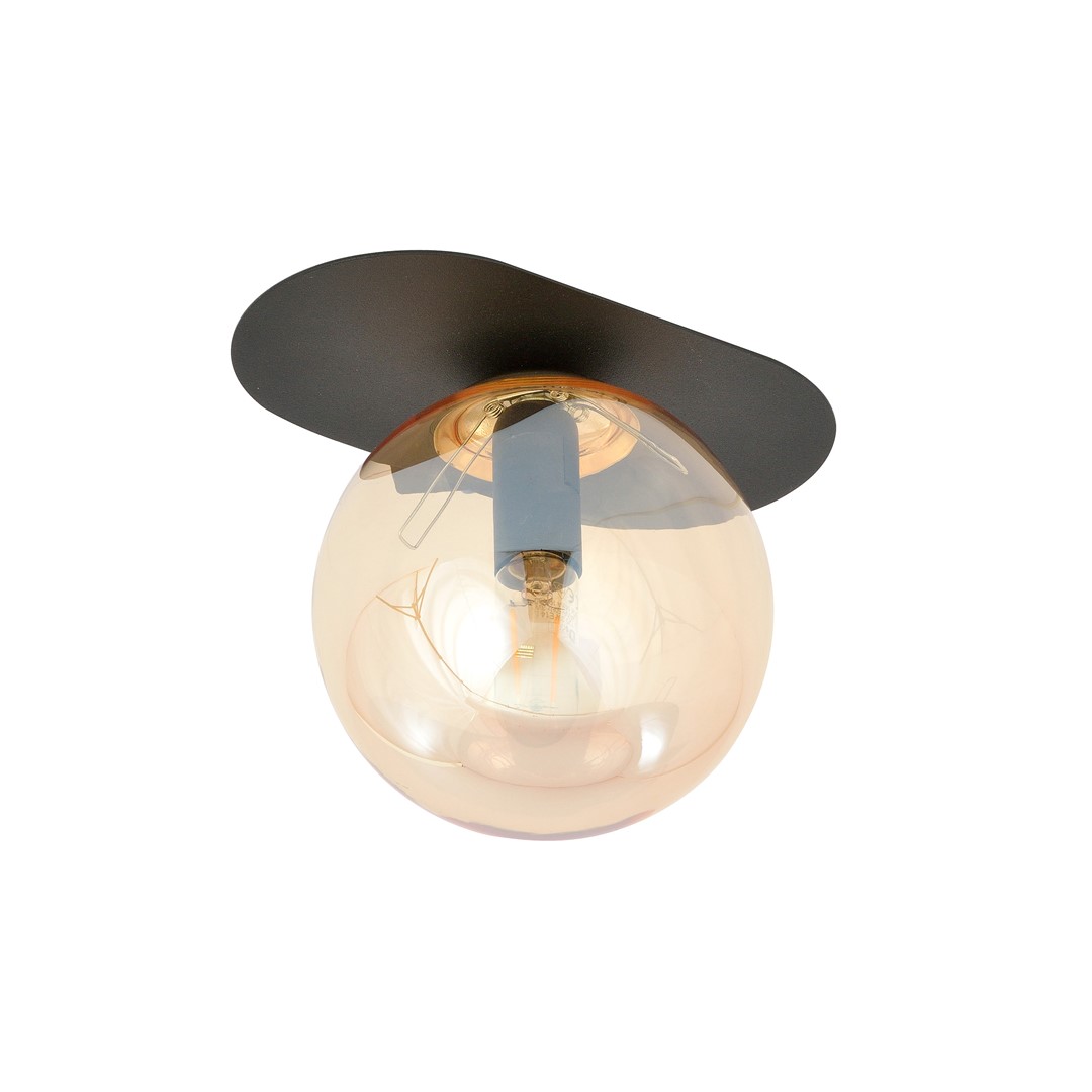 Plafondlamp Jeerone Zwart Ø14 cm - Afbeelding 5