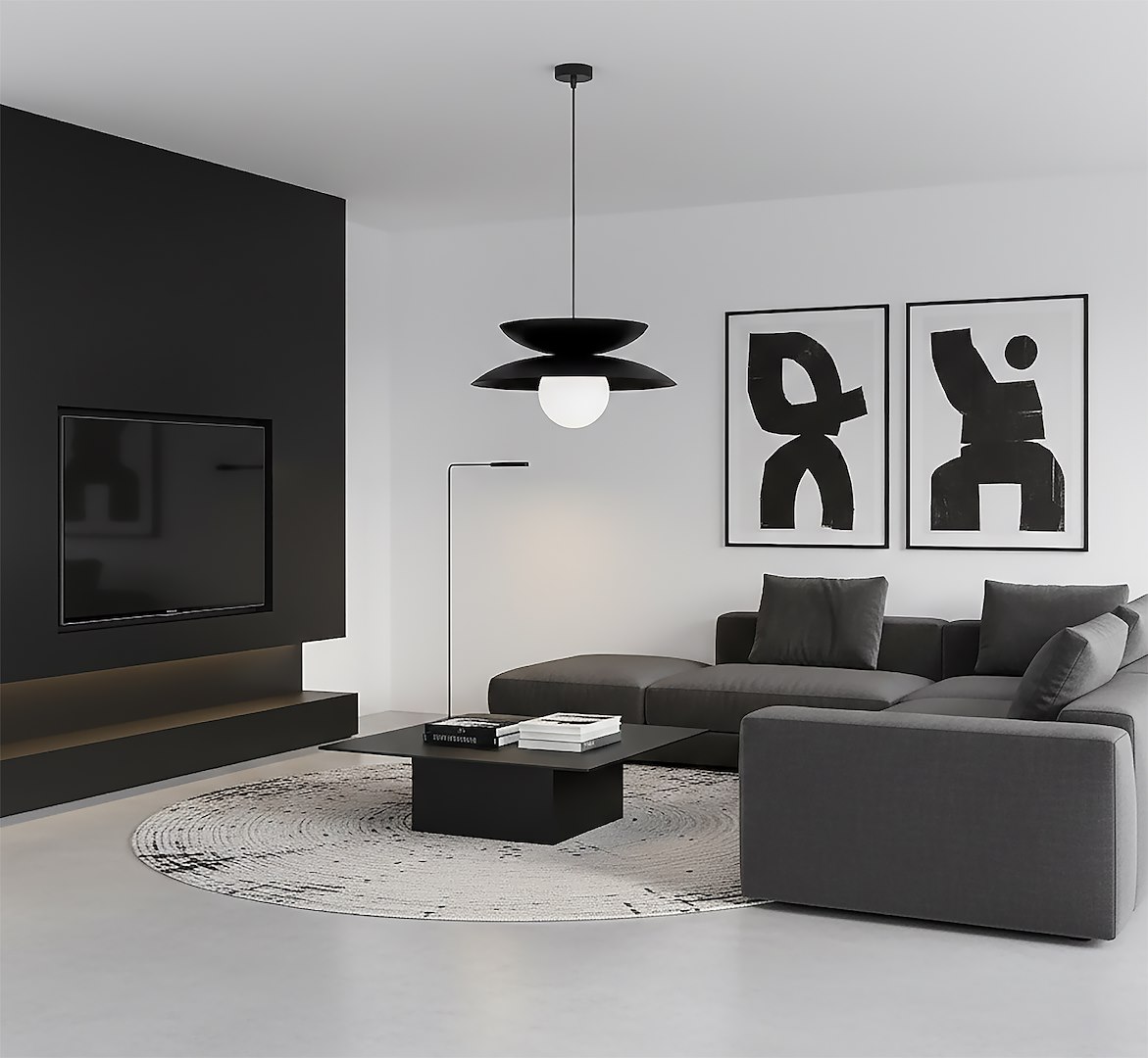 Hanglamp Lieskan Zwart Ø10 cm - Afbeelding 5