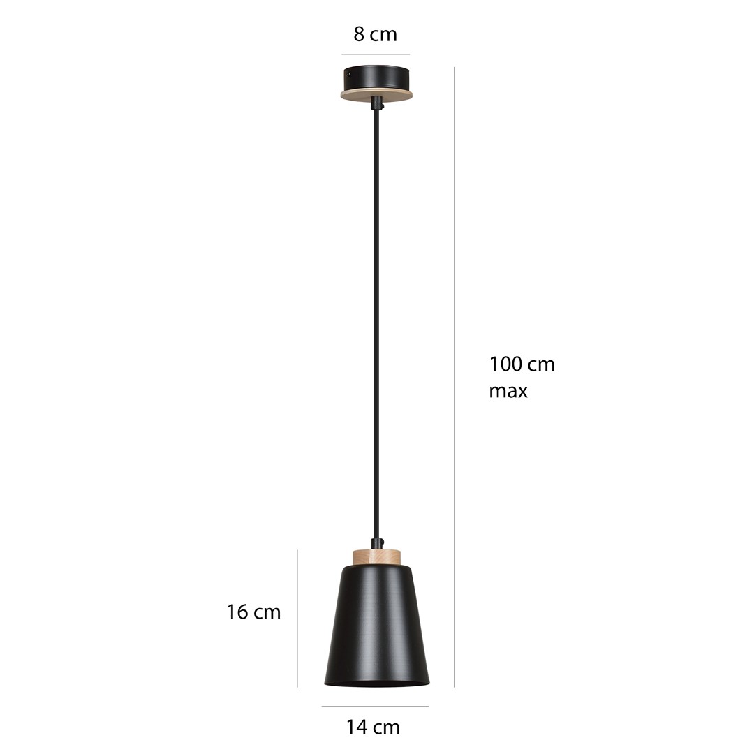 Hanglamp Greestis Zwart - Afbeelding 5