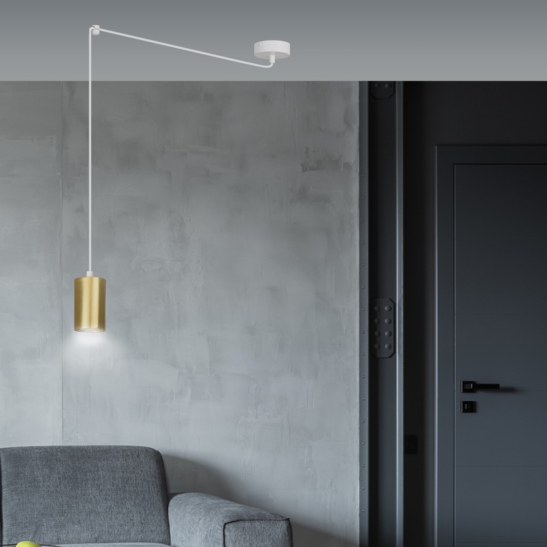 Hanglamp Traukira Wit Ø8 cm - Afbeelding 5