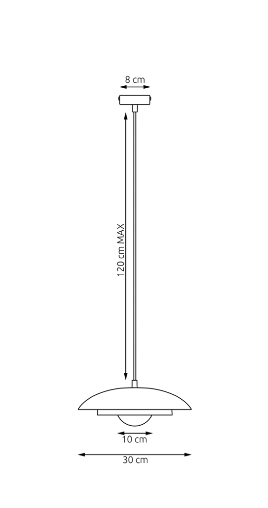 Hanglamp Perond Zwart Ø10 cm - Afbeelding 5