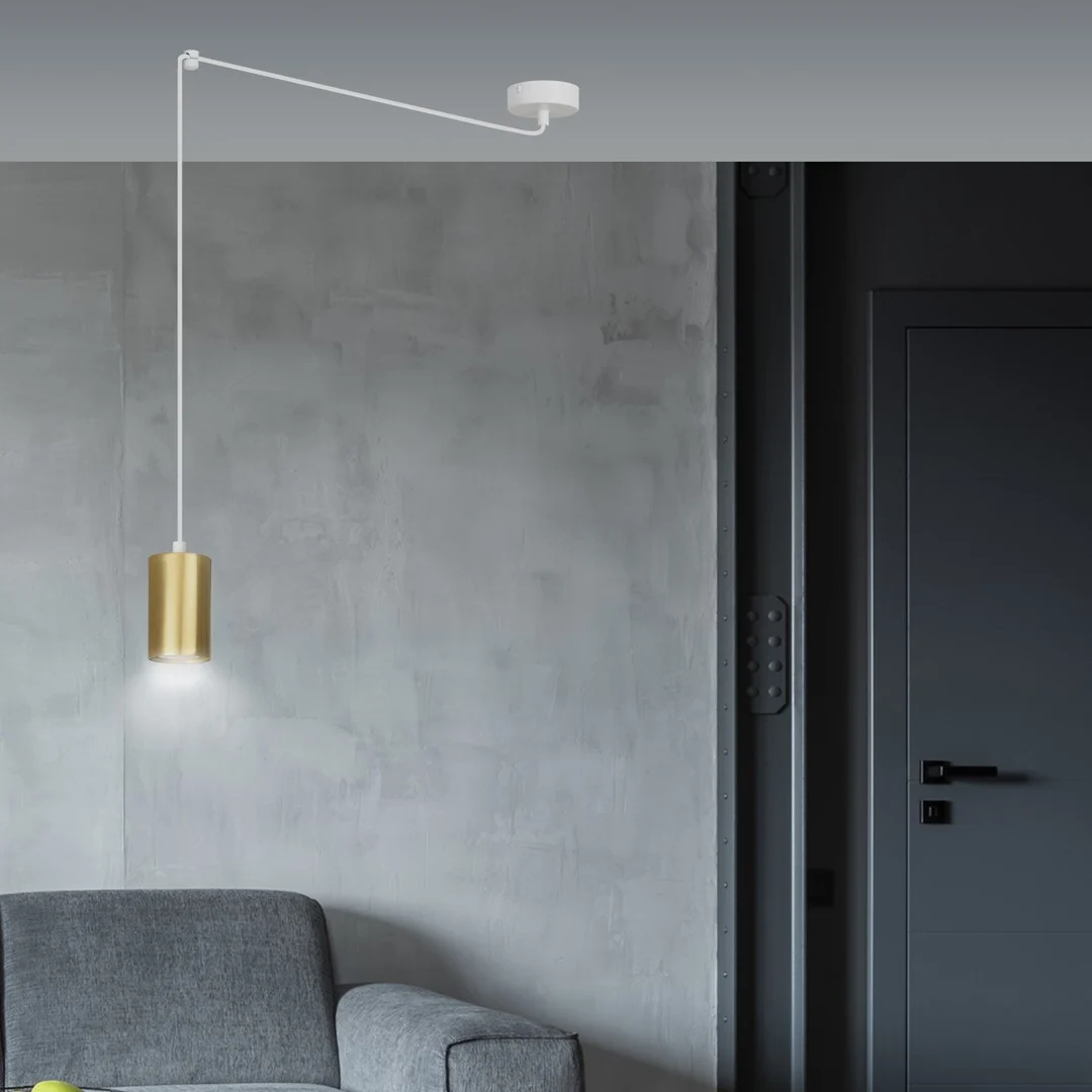 Hanglamp Traukira Wit Ø8 cm - Afbeelding 5