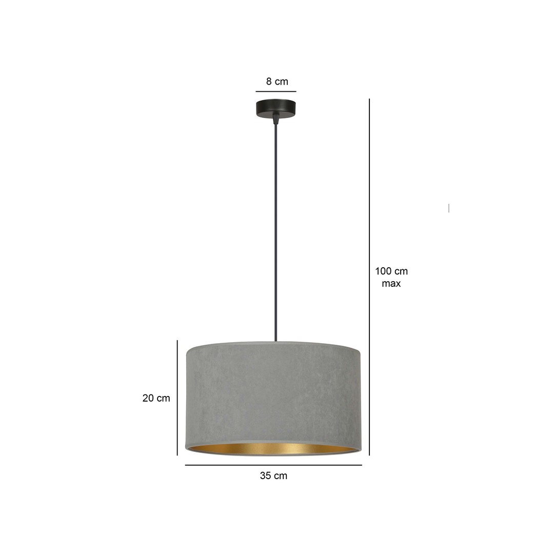 Hanglamp Haunsella Zwart Ø35 cm - Afbeelding 5