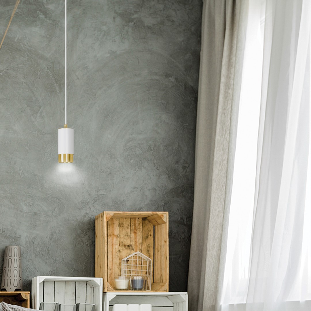 Hanglamp Gieldak Wit - Afbeelding 5