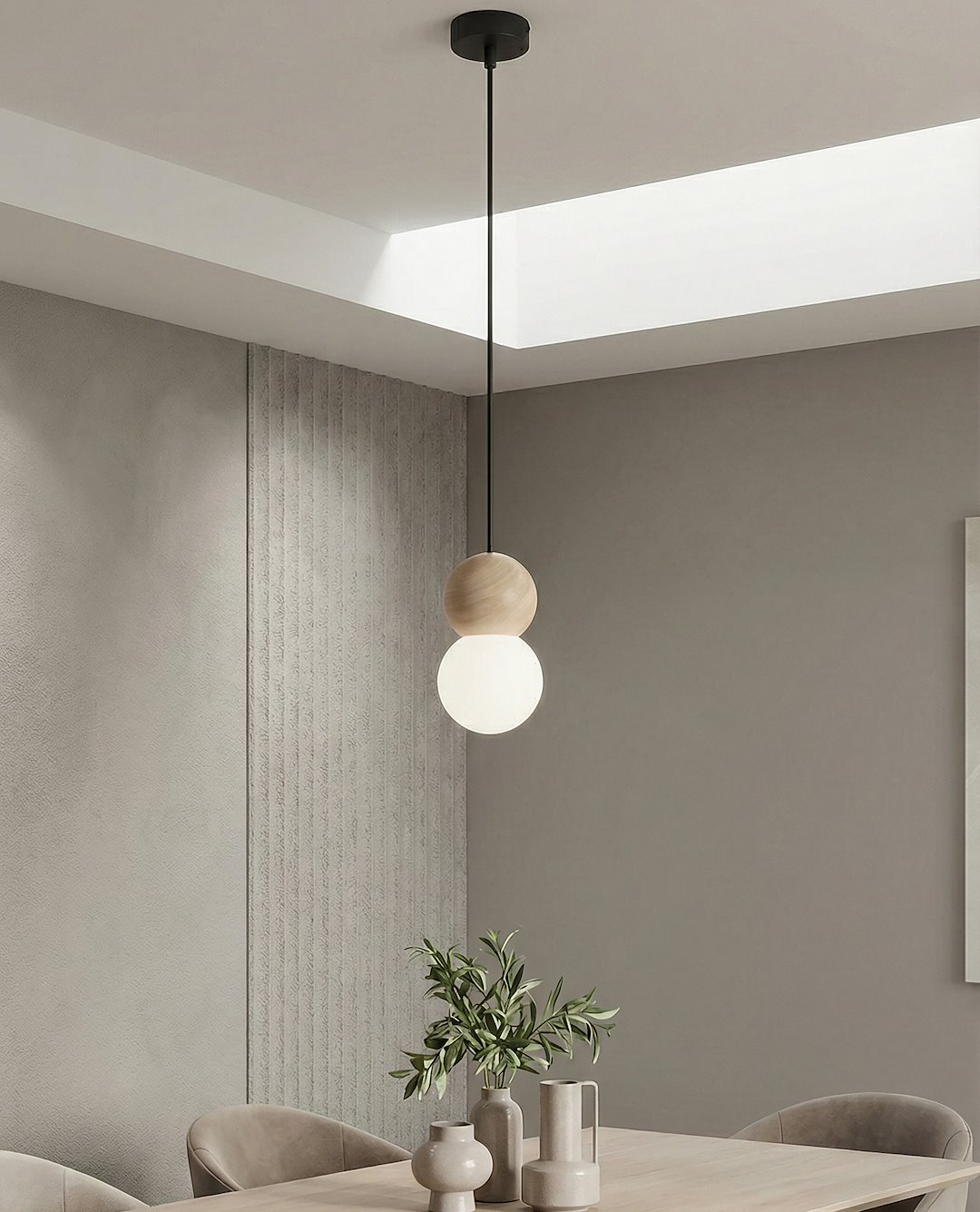 Hanglamp Bauntaro Zwart Ø10 cm - Afbeelding 5
