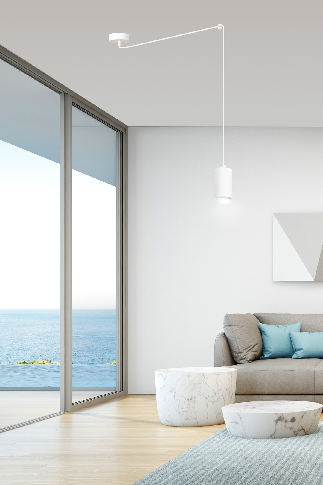 Hanglamp Steeltora Wit - Afbeelding 5