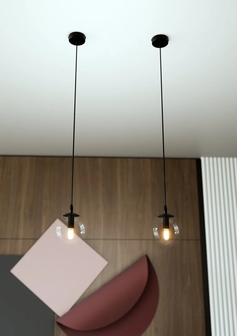 Hanglamp Heeltor Zwart Ø14 cm - Afbeelding 5