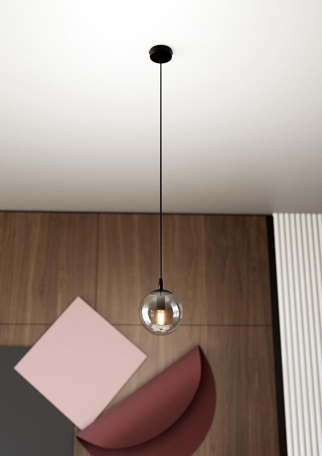 Hanglamp Hievino Zwart Ø14 cm - Afbeelding 5