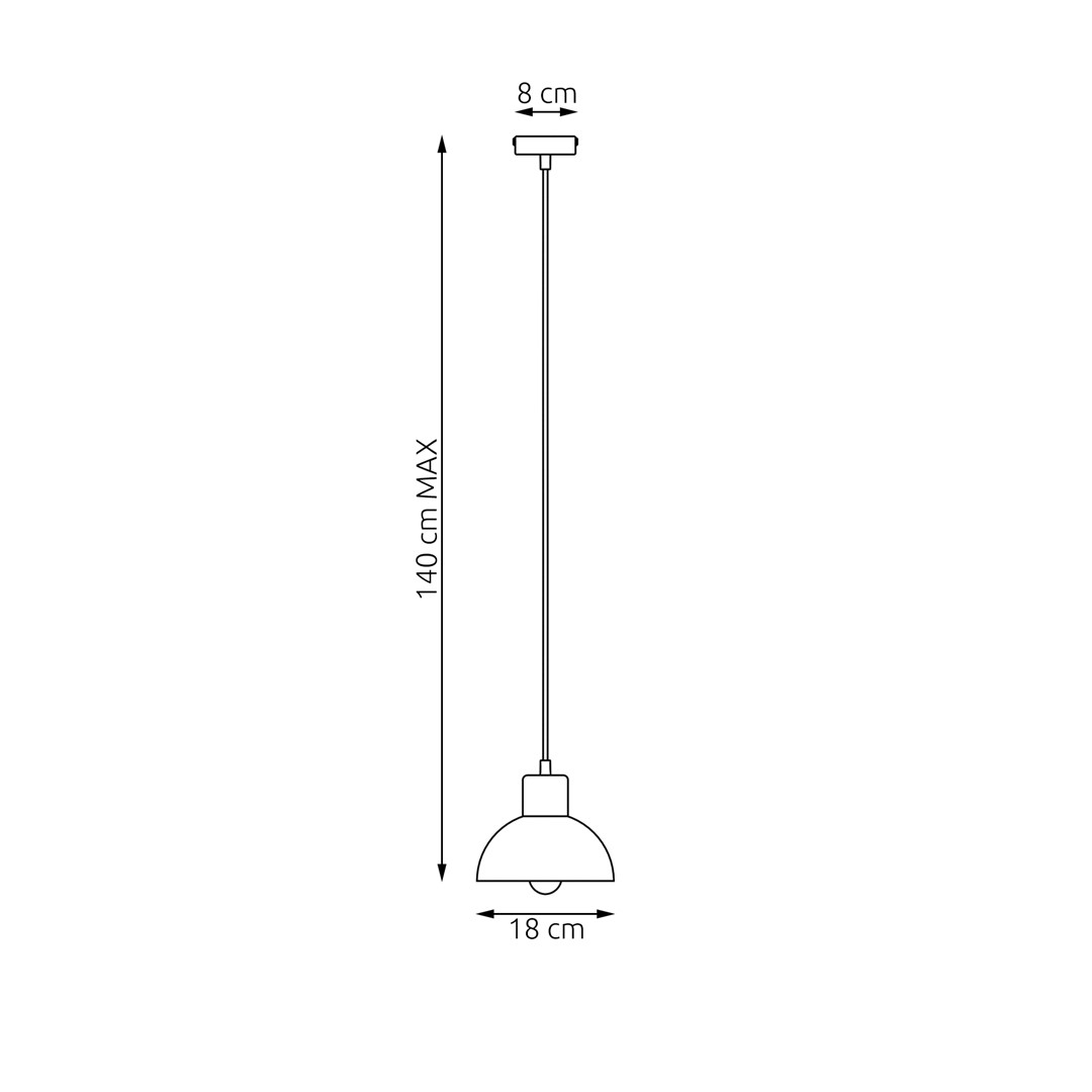 Plafondlamp Reeldio Wit Ø18 cm - Afbeelding 5
