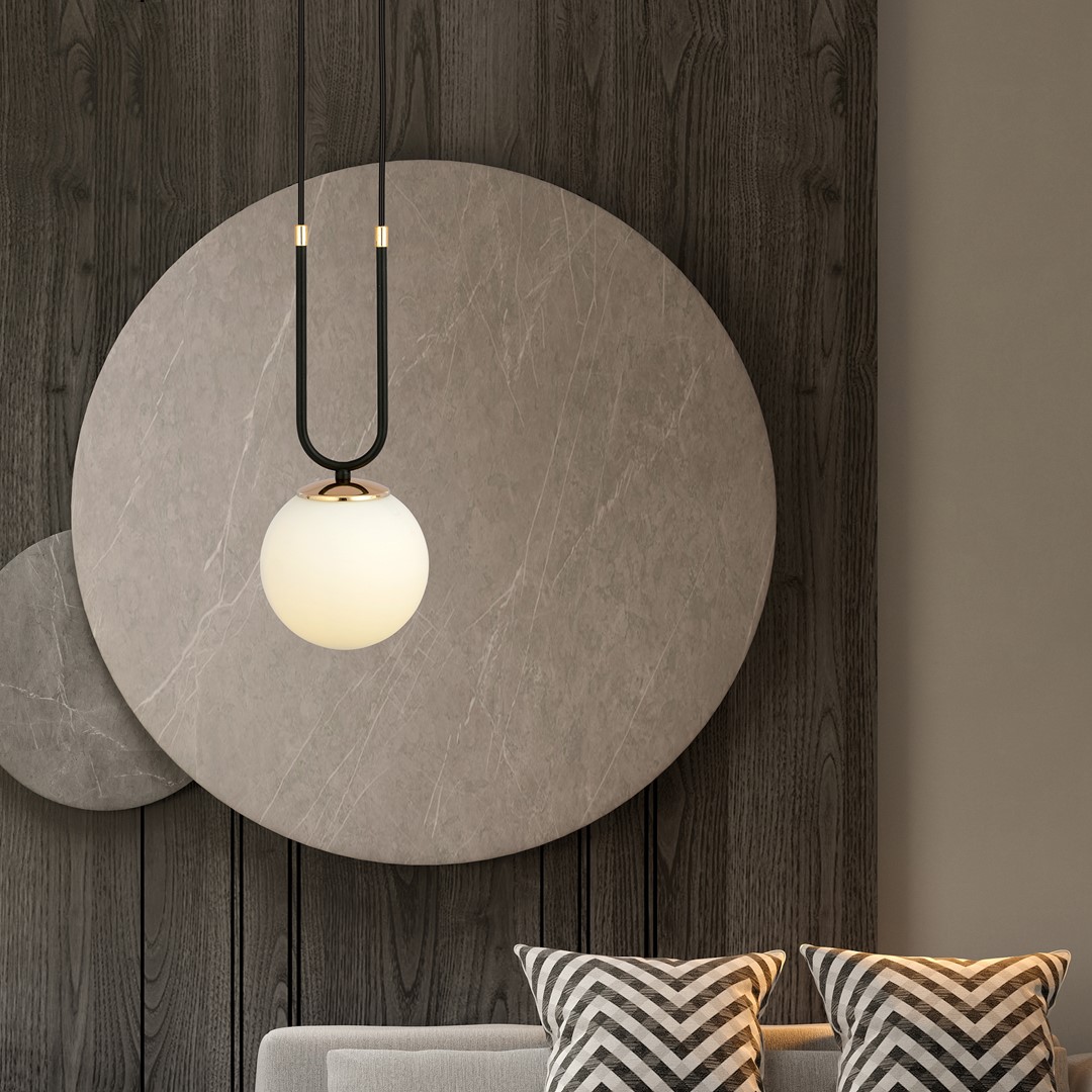 Hanglamp Rallesta Zwart Ø15 cm - Afbeelding 5