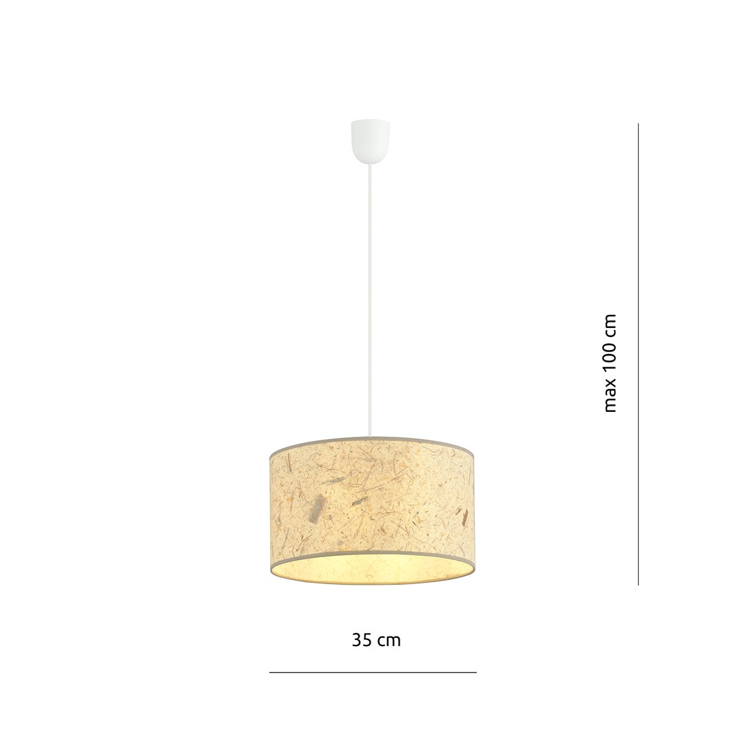 Hanglamp Beestane Zwart Ø35 cm - Afbeelding 6