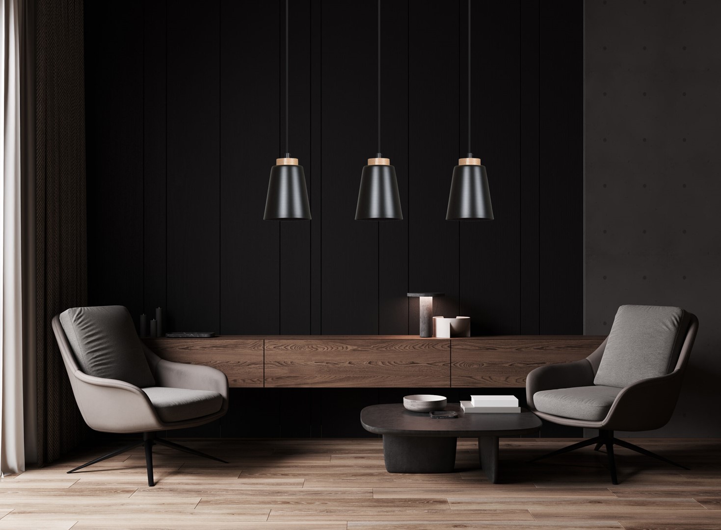 Hanglamp Greestis Zwart - Afbeelding 6